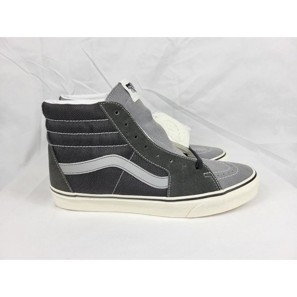 Vans Other - Vans Sk8 Hi Shoes Sneakers Mens Size 11.5 Gray Black White 751505